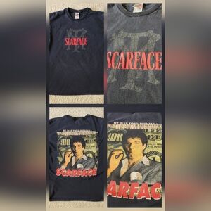 Vintage Rare Scarface Black T-Shirt - Size Medium